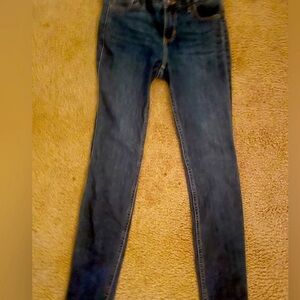 Women's Dark Blue Skinny Jeans by HOLLISTER